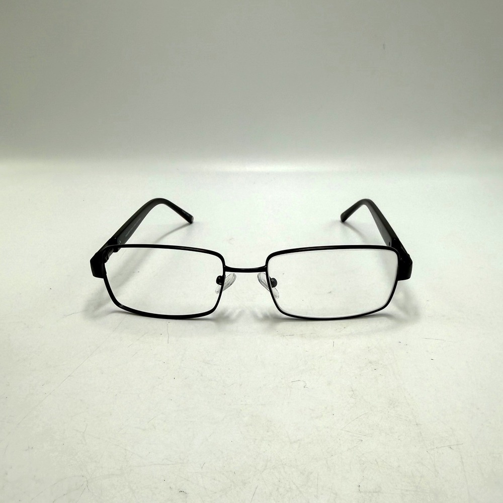 Haggar HFT532 Matte Black Rectangular Eyeglasses Frames 56-18-145 Mens Eyewear